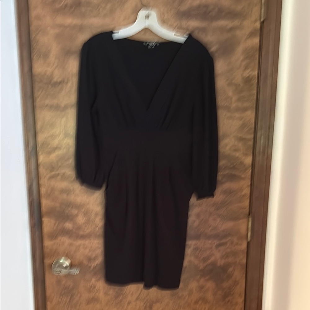 NWOT Sequin Hearts Black Dress - Medium